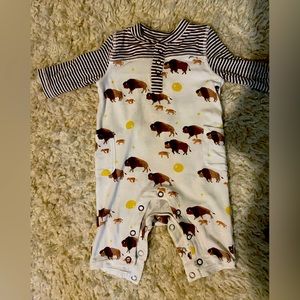 Angel Dear Buffalo romper 0-3 months